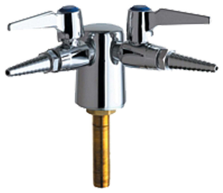Chicago Faucets 982-909-957-3KAGV Turret with Two Ball Valves (90-degree)
