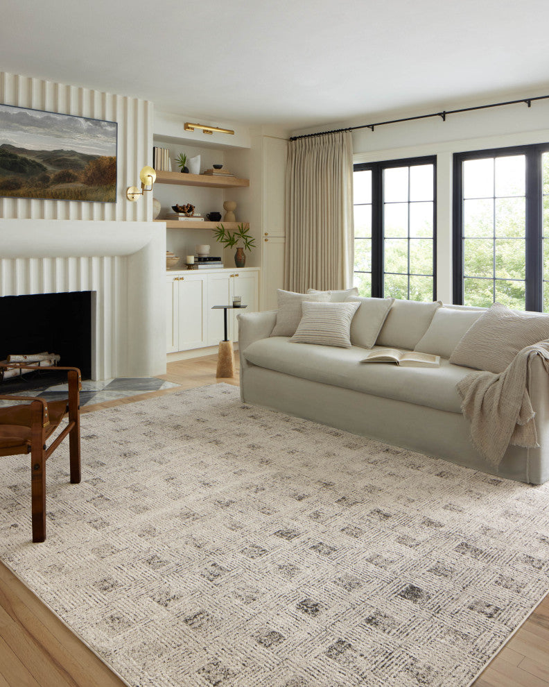 Loloi II Kamala Grey / Graphite 2'-7" x 10'-0" Runner Rug