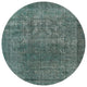 Ahgly Company Indoor Round Mid-Century Modern Area Rugs, 3' Round
