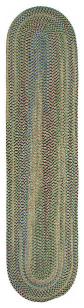 Colonial Mills Rug Worley Runner Moss Green Runner, Oval