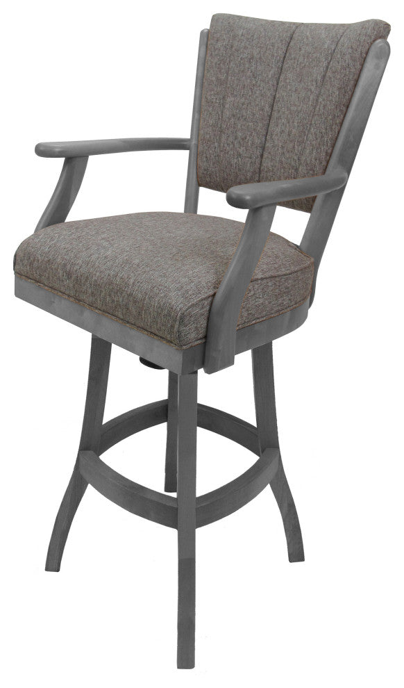 Classic Counter Bar Stools 26" 30" Extra Tall 34", Mojave Grey - Light Grey, 26"