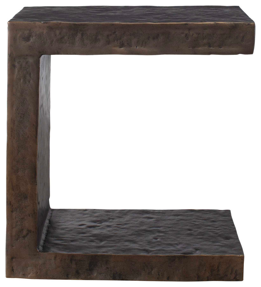 Uttermost Obra Bronze Outdoor Side Table