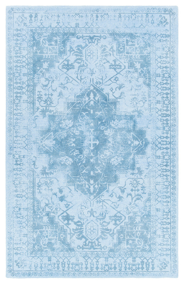 Kelsey Traditional Area Rug, Blue, 7''9"x10''6"
