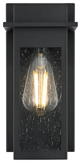 Home Living 5" Outdoor Wall Sconce, Black