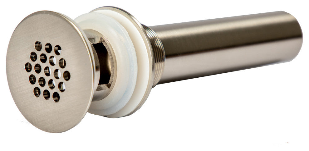 Eden Bath EB_D006BN 1.5" Grid Drain with Overflow