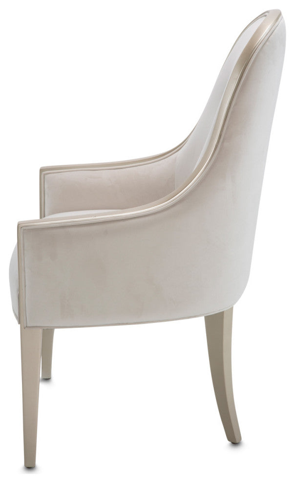 London Place Dining Arm Chair - Creamy Pearl