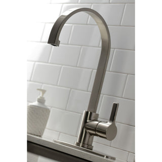 LS8718CTLBS Single-Handle Kitchen Faucet With Brass Sprayer, Brushed Nickel