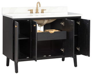 Adelle Vanity Combo Collection, Black, 49