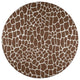 Indoor/Outdoor Mali ML4 Chocolate Machine Washable 6' x 6' Round Rug