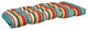 42"X19" U-Shaped Patterned Tufted Settee/Bench Cushion, Benjamin Island