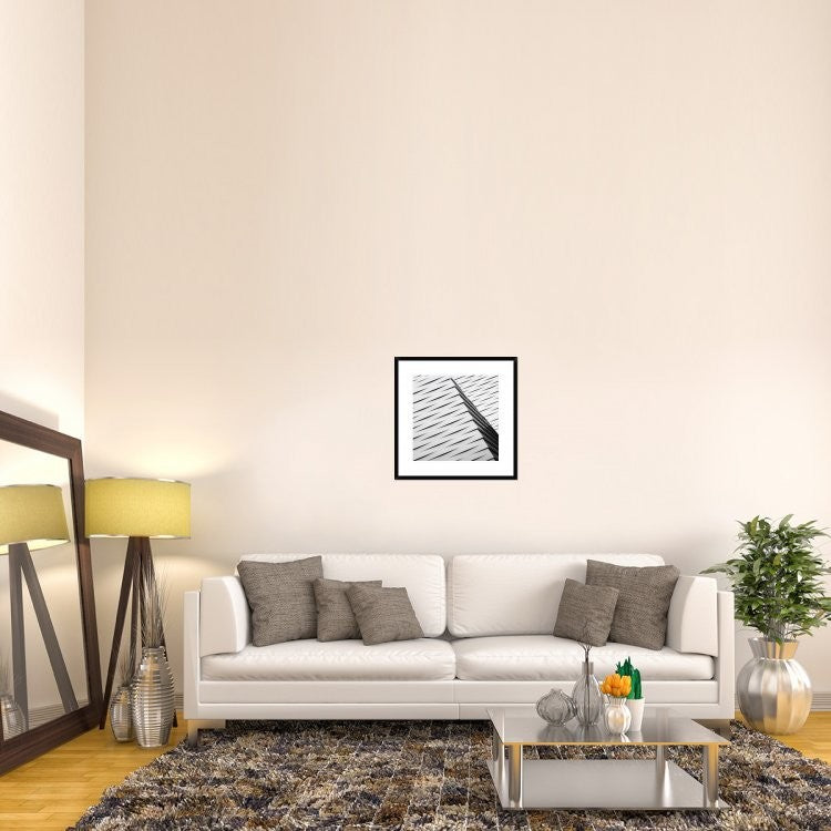 "Exhibition Hall" Framed Digital Print by Gilbert Claes, 26"x26"