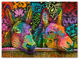 Dean Russo 'Donkeys' Canvas Art, 19x14