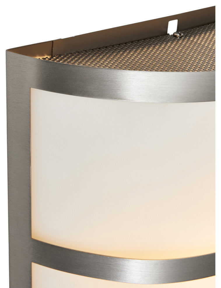 Access Artemis 2-Light LED Wall Sconce Brushed Steel