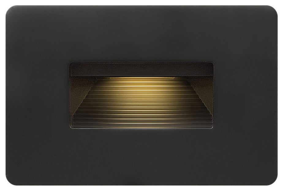 Hinkley Luna Step Light 120V Horizontal 3000K Satin Black