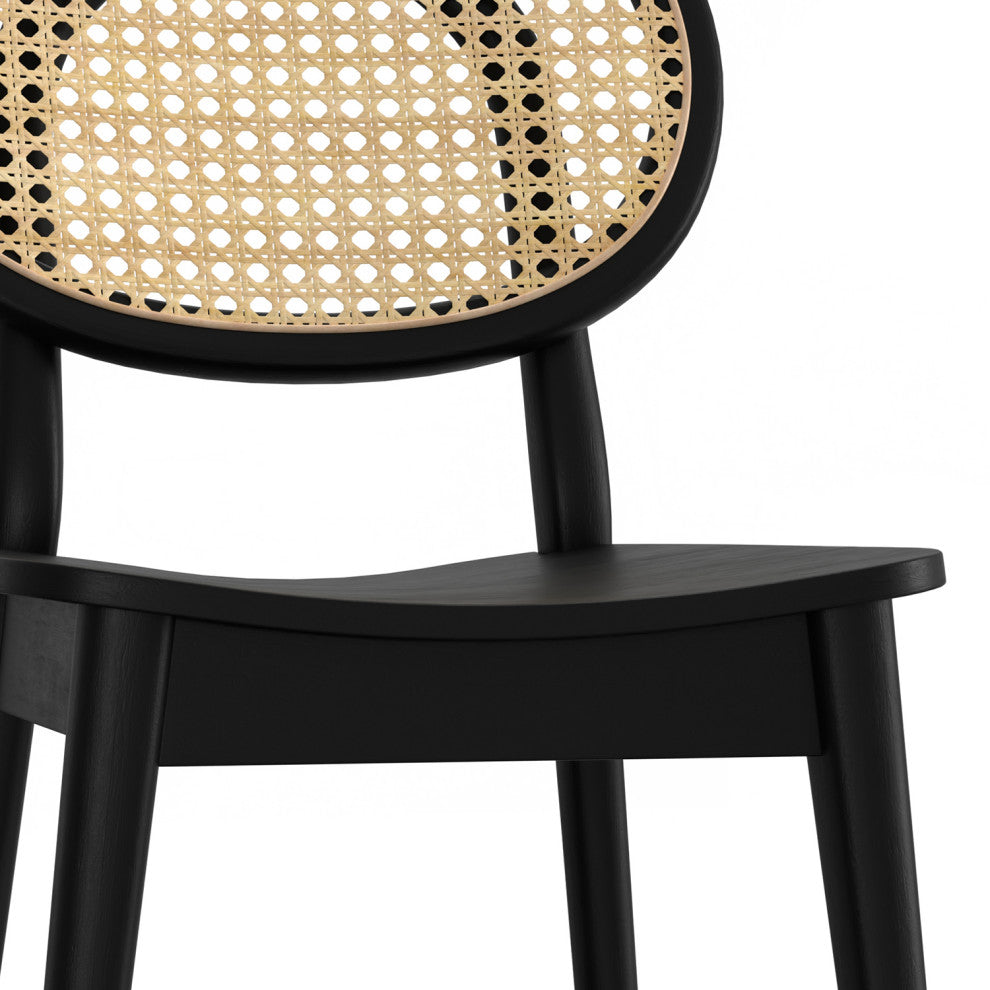 Rachel Dining Chair (Set of 2) in Black