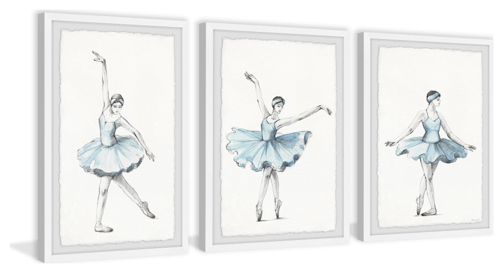 The Last Dancer Triptych, 3-Piece Set, 24x36 Panels
