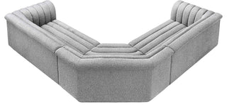 Cascade Upholstered Modular Sofa, Gray, Boucle Fabric, Corner Sectional