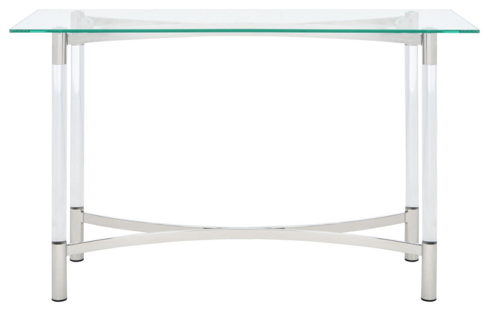 Safavieh Couture Letty Acrylic Console Table Silver