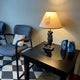 Golf Lovers Tee Light Golf Bag Table Lamp w/Decorative Shade