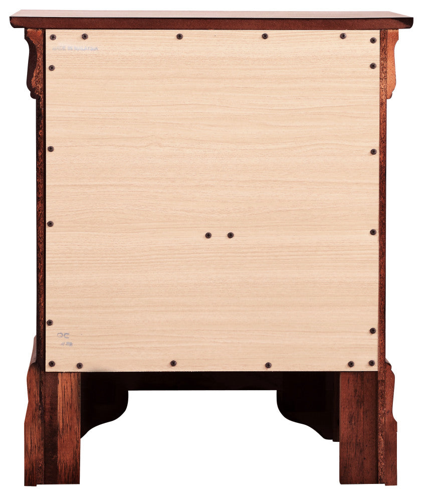 Louis Phillipe 2-Drawer Nightstand, Cherry