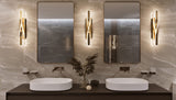 Twist 24" LED Vanity, Satin Brass