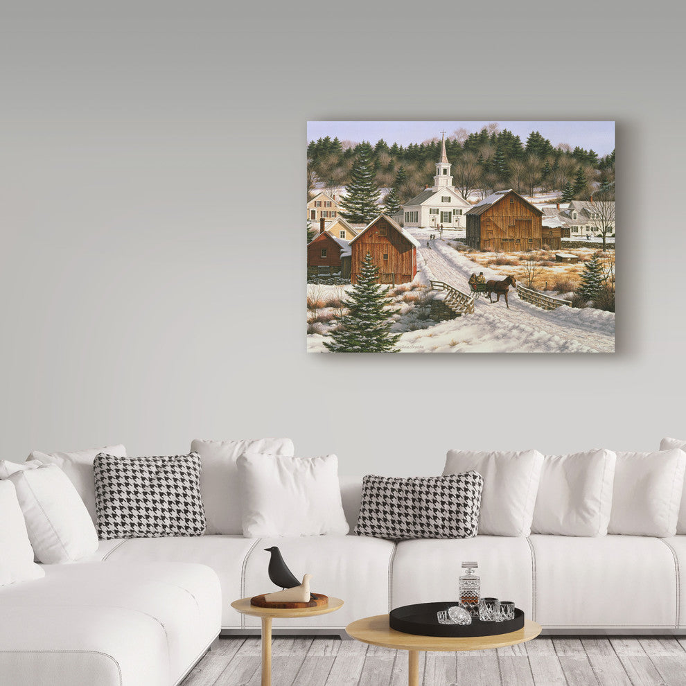 William Breedon 'Over The Hills We Go' Canvas Art, 32"x24"