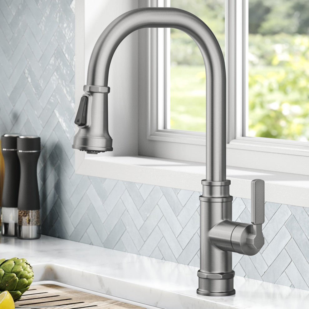 Sellette Pull-Down Kitchen Faucet, Spot Free Stainless Steel, Model Kpf-4101sfs
