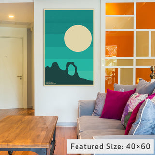 "Arches" by Jazzberry Blue, 40x26x1.5