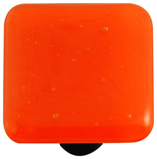 Opal Orange Knob, Black Post