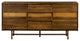 Superb Rustic Oak Buffet Cabinet
