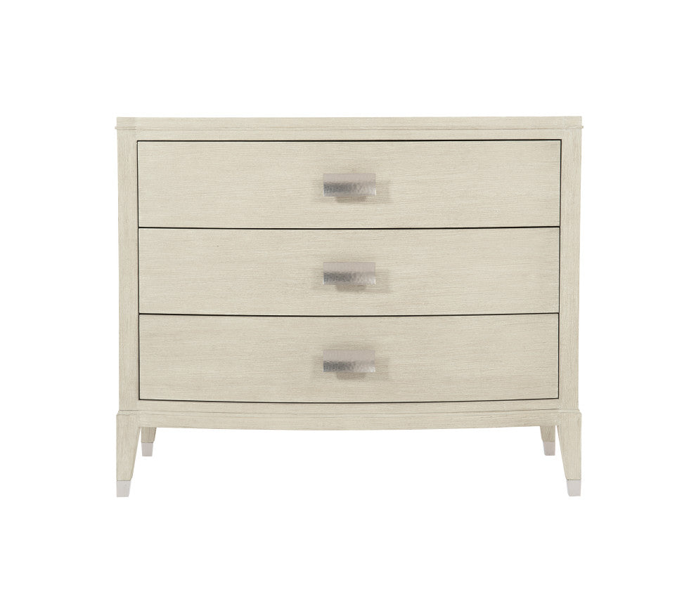 Bernhardt East Hampton Nightstand, Cerused Linen