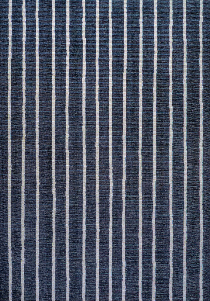 Rand Distressed Ticking Stripe Machine-Washable Area Rug, 5x8
