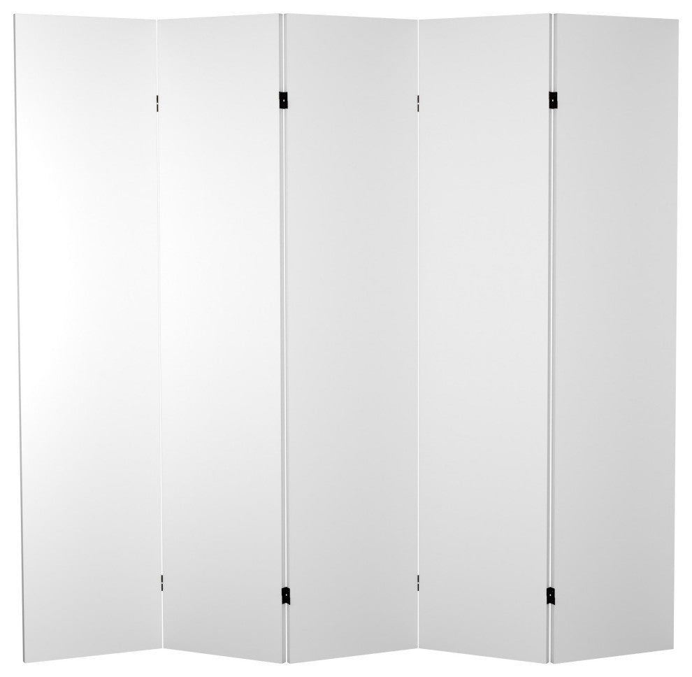 6' Tall Do It Yourself Canvas Room Divider, 5 Panel