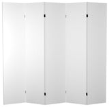 6' Tall Do It Yourself Canvas Room Divider, 5 Panel