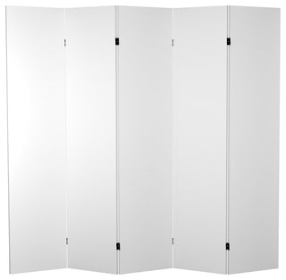 6' Tall Do It Yourself Canvas Room Divider, 5 Panel
