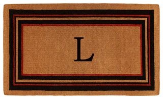Esquire Monogram Doormat, Extra-Thick 2'x3', Letter L