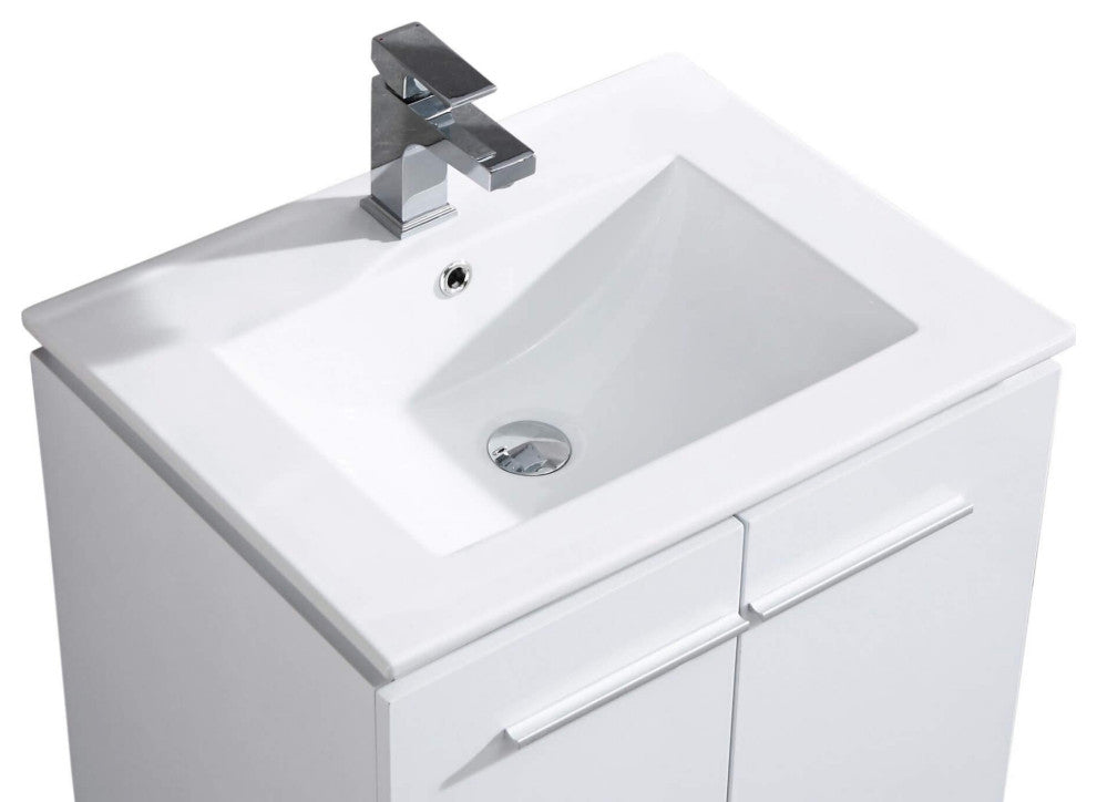 Greenpoint Vanity, 24", White