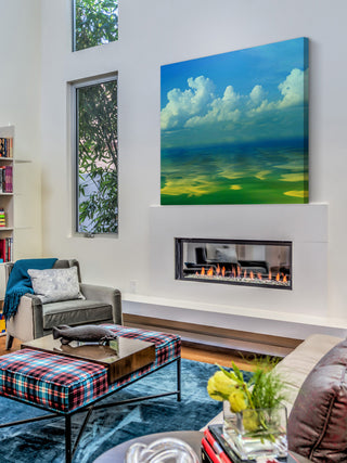 "Cumulus Clouds" Print on Canvas, 40"x40"