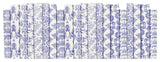 Decorative Books - Royal Peri Damask Paper Wrapped - Purple Books By The Foot