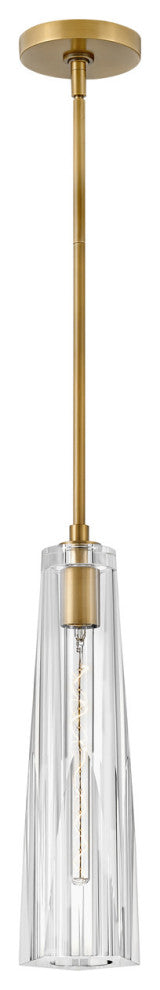 Fredrick Ramond FR31107-CL Cosette 1 Light 5"W Mini Pendant - Black Oxide /