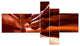 Breathtaking Antelope Canyon, Landscape Photo Canvas Print, 60"x32", 5 panels