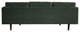 Minae Modern Contemporary Velvet Sofa, Green