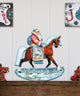 Horsey Santa Door Hanger