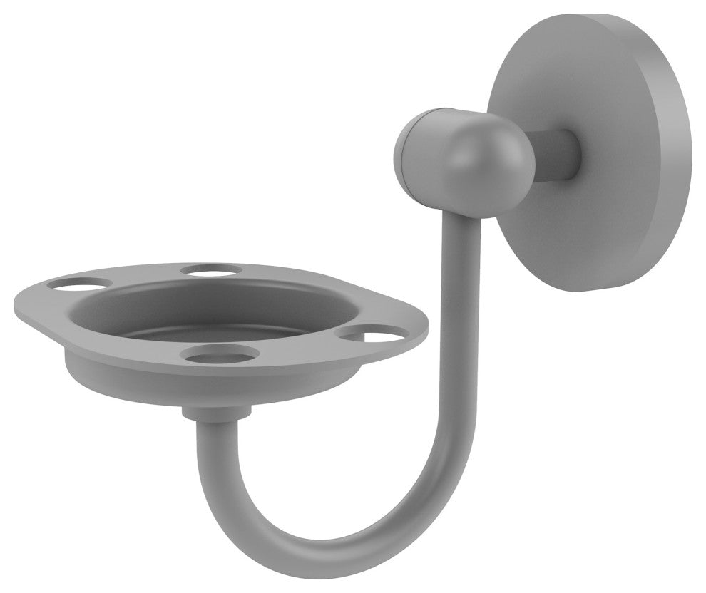Tango Tumbler and Toothbrush Holder, Matte Gray