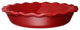 Emile Henry Burgundy Ceramic 9 Inch Pie Dish