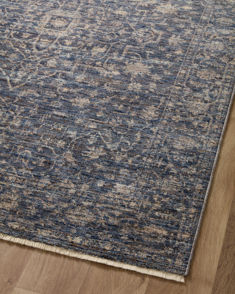 Loloi II Sorrento Midnight/Natural 18"x18" Sample Rug