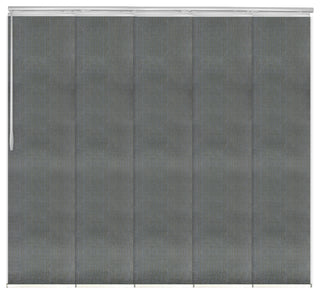 Stormy 5-Panel Track Extendable Vertical Blinds 58-110"W