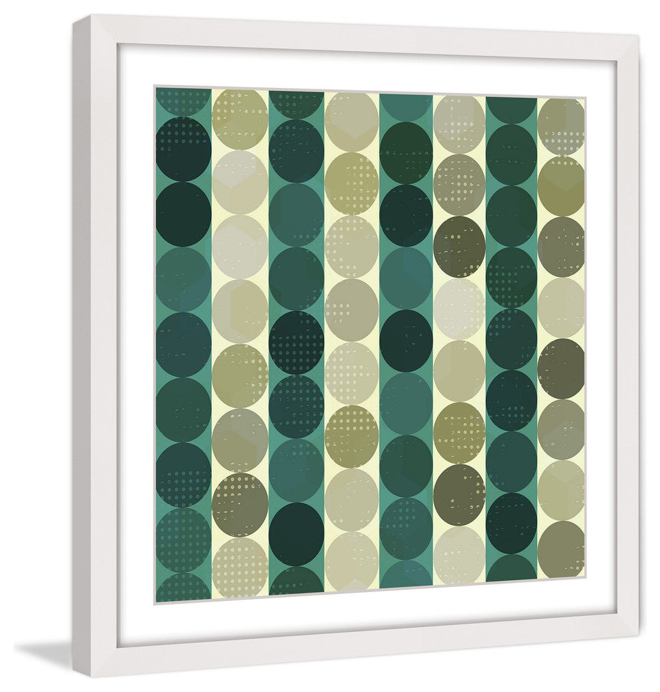 "Alternating Rows" Framed Art Print
