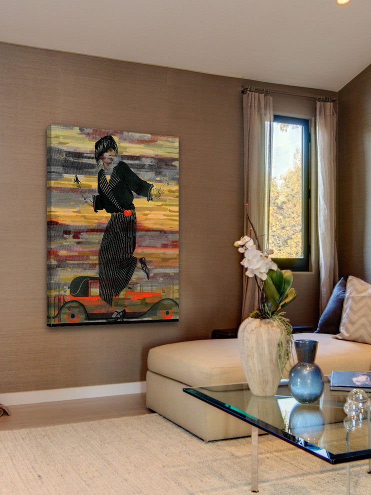 "Broken Heel" Print on Canvas, 40"x60"