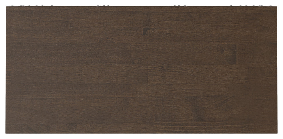 Banting SOLID HARDWOOD Mid Century Open Shelf Bookcase in Walnut Brown